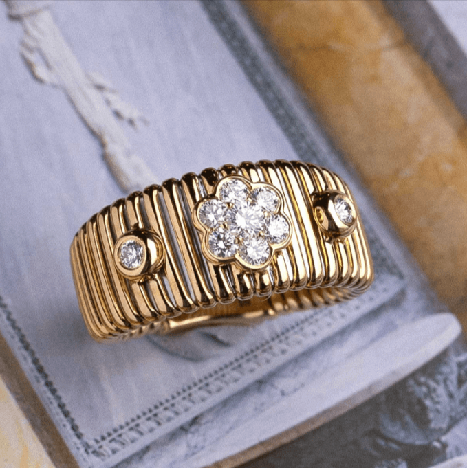 anillos de oro joyeria de lujo